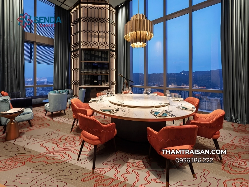 Gợi ý phối màu thảm cuộn hoa văn theo từng phong cách