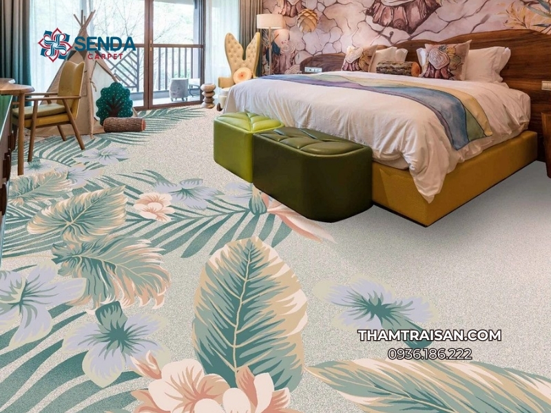 Thảm cuộn hoa văn cho khách sạn có gì nổi bật?