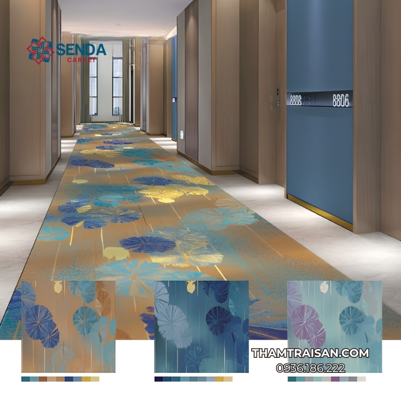 Thảm hành lang khách sạc cao cấp Senda Carpet