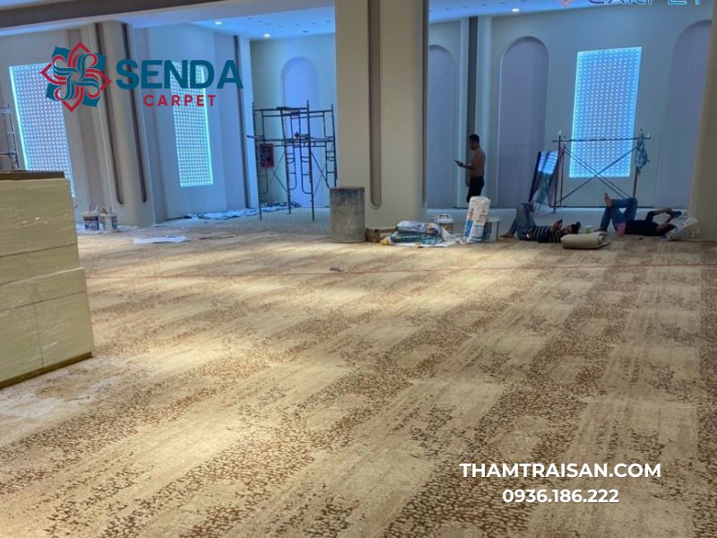 Một số dự án thảm văn phòng thực tế tại Senda Carpet
