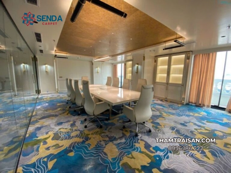 Một số dự án thảm văn phòng thực tế tại Senda Carpet