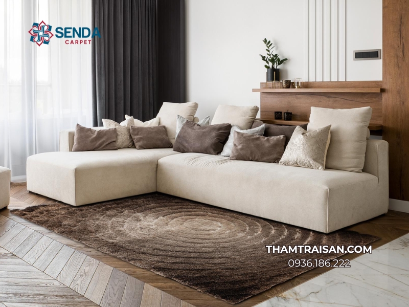 cách phối màu thảm trang trí