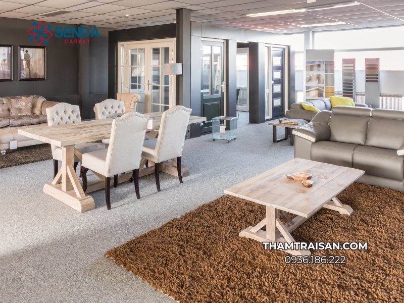 cách phối màu thảm trang trí