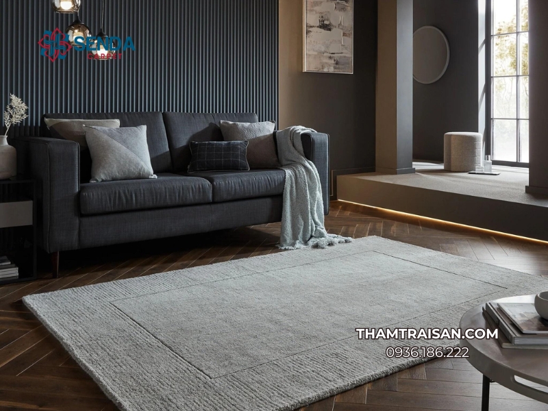 cách phối màu thảm trang trí