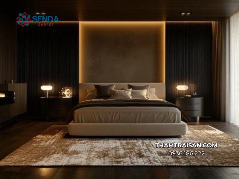 cách phối màu thảm trang trí