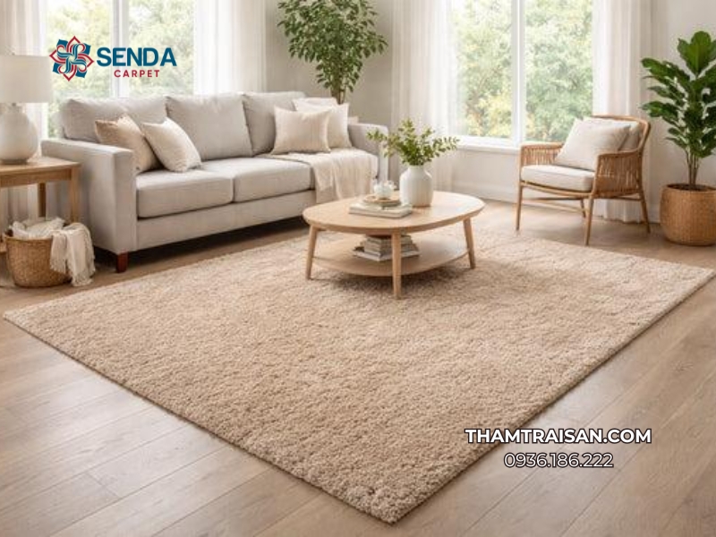 sai lầm chọn thảm trang trí phòng khách