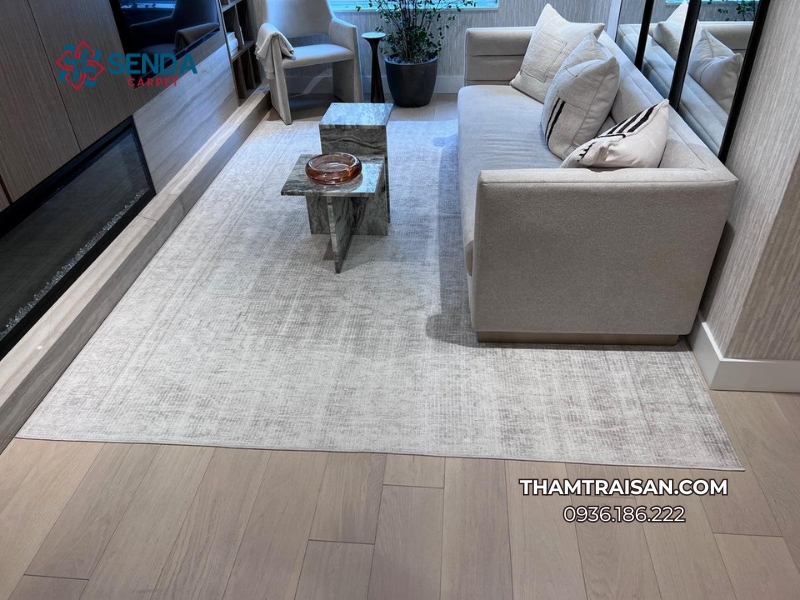 sai lầm chọn thảm trang trí phòng khách