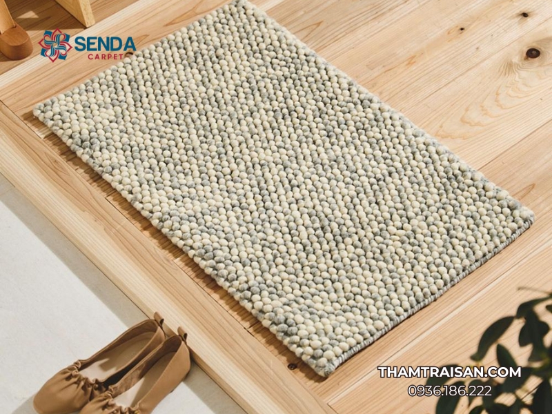 Thảm chùi chân sợi len