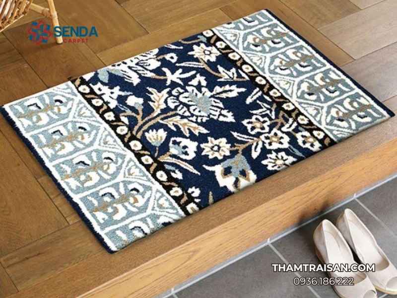 Thảm chùi chân sợi len