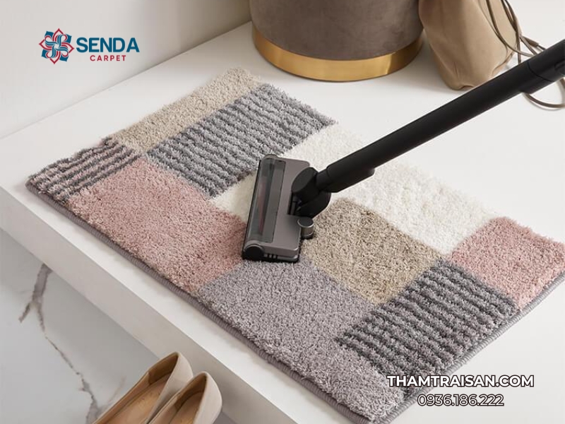 Thảm chùi chân sợi len