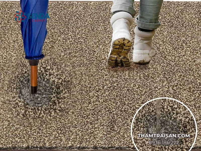 Thảm dậm chân hút nước