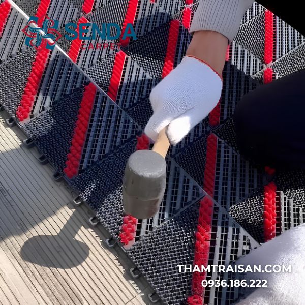 Hướng dẫn thi công thảm ngăn bụi 3 trong 1 TNB-002