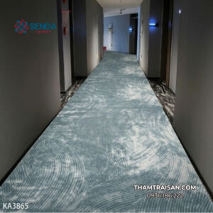 Thảm Nylon in hành lang khách sạn