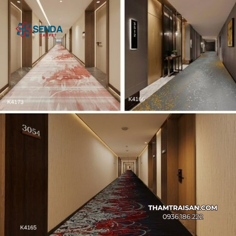 Thảm hành lang khách sạn K40