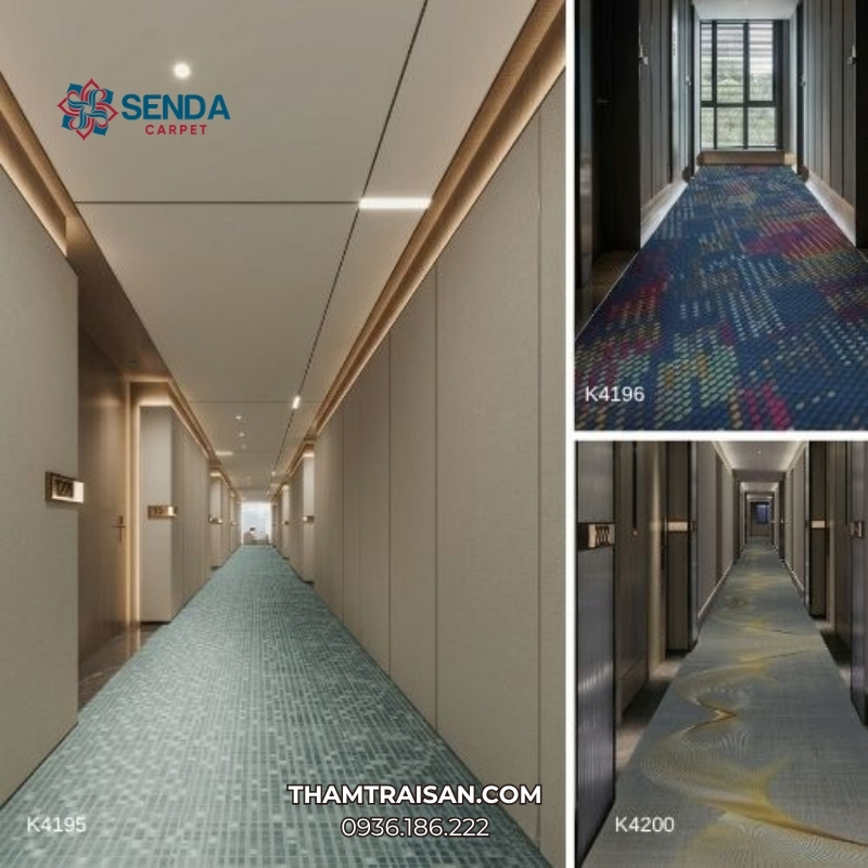 Thảm hành lang khách sạn K40