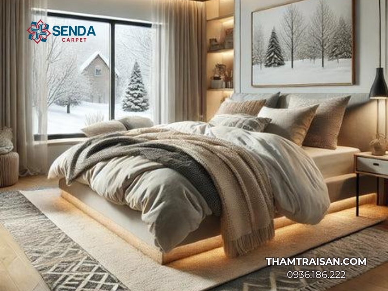 thảm trải sàn nhà mùa đông