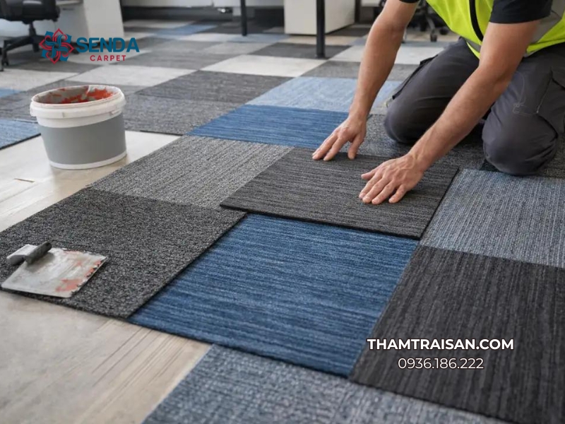 cách tính thảm tấm 50x50