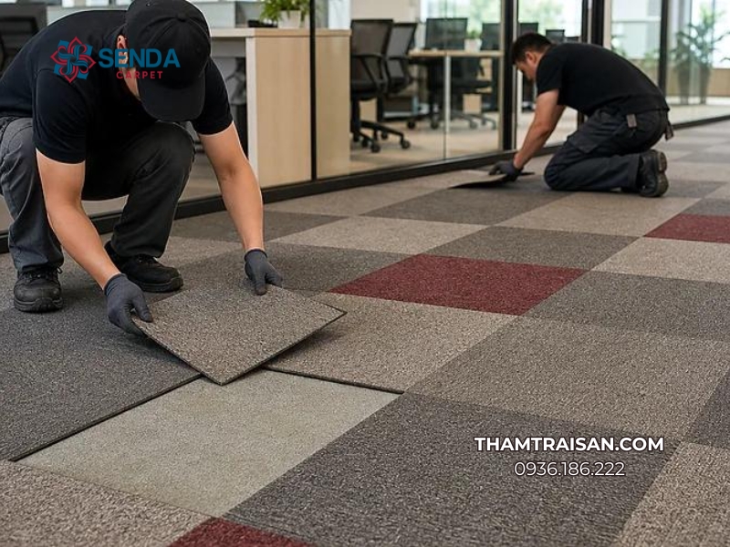 chi phí trải thảm văn phòng