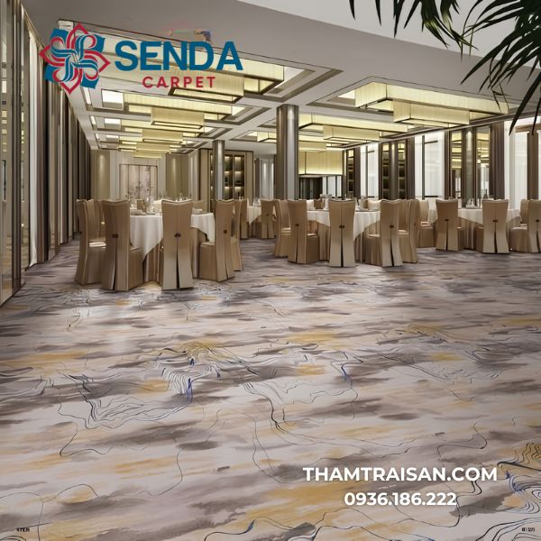 Thảm Axminster trải nhà hàng, khách sạn PA22