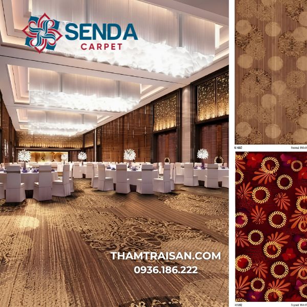 Thảm Axminster trải nhà hàng, khách sạn PA22