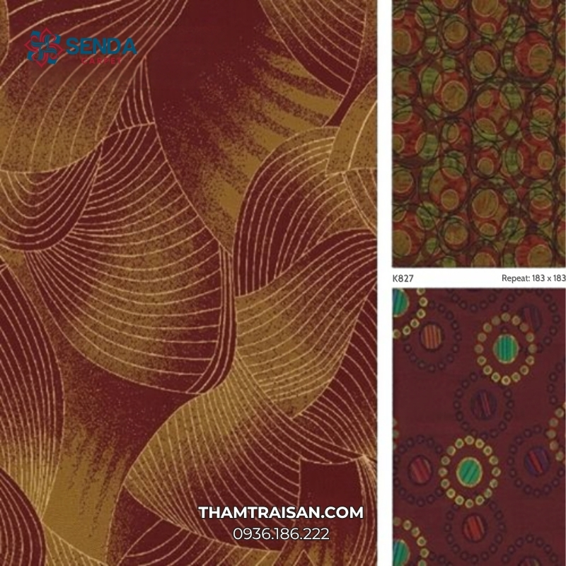 Thảm axminster trải nhà hàng, khách sạn PA24