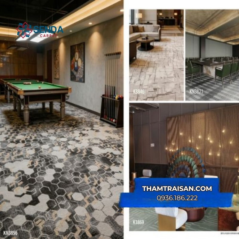 Thảm khách sạn, nhà hàng, khu vực Public Area HT-04