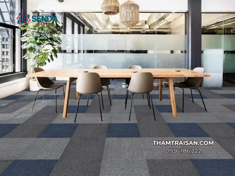 Thảm nỉ ghép miếng đế cao su