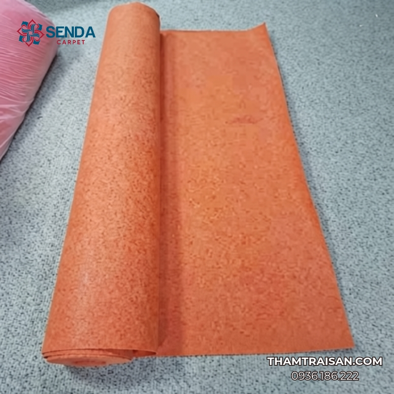 Thảm nỉ sự kiện màu cam