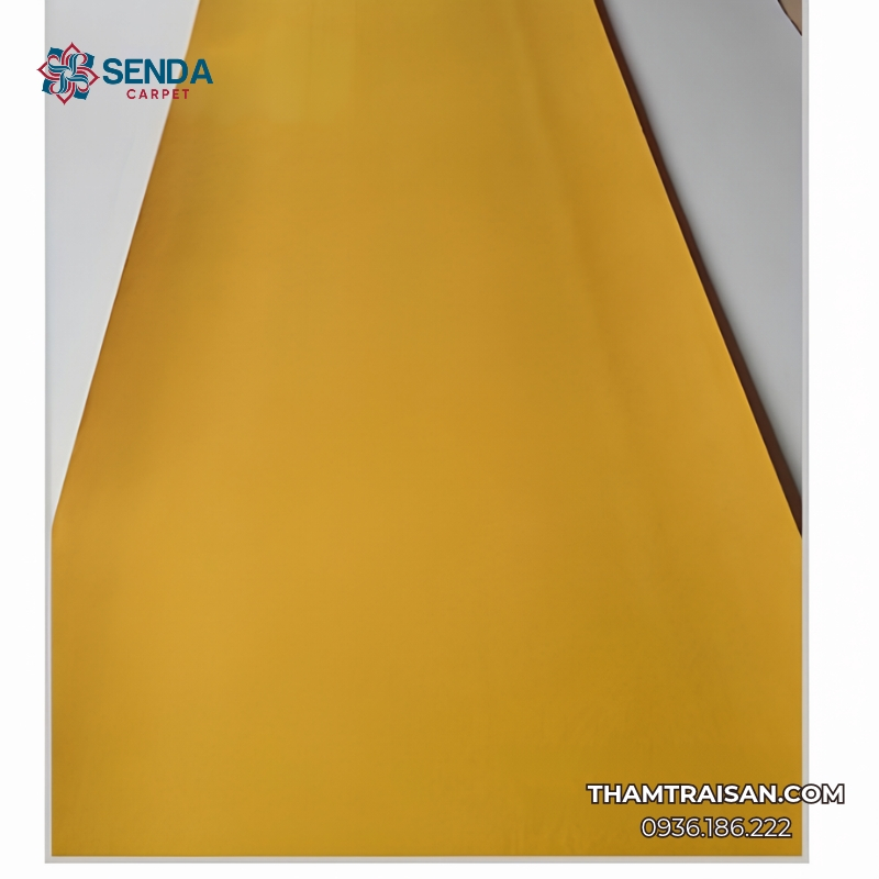 Thảm nỉ sự kiện màu vàng