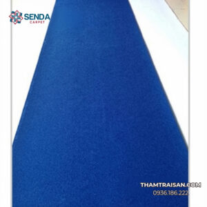 Thảm nỉ sự kiện màu xanh biển