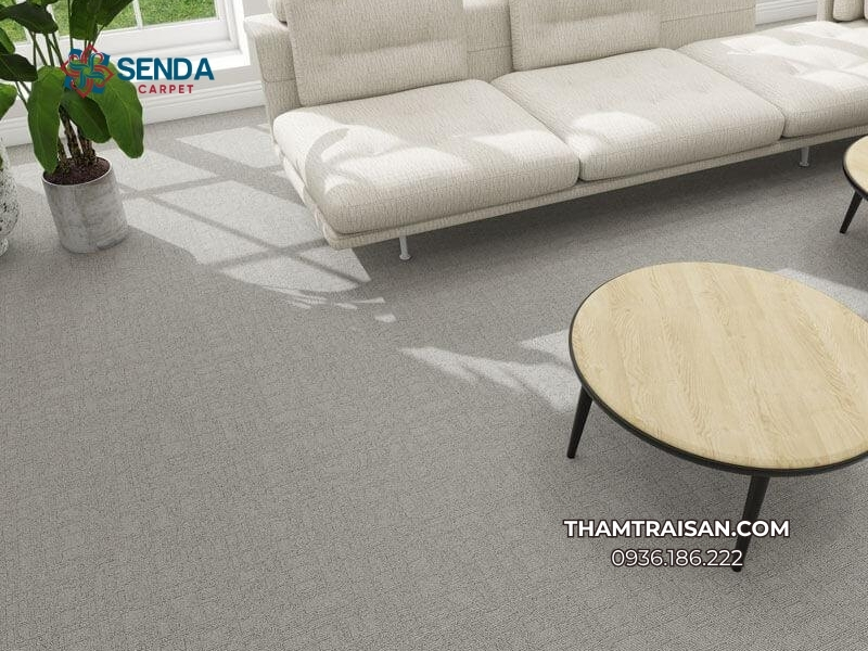 Thảm tấm trải sàn phòng khách