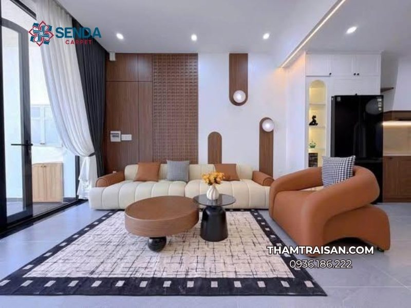 thảm trang trí phòng khách