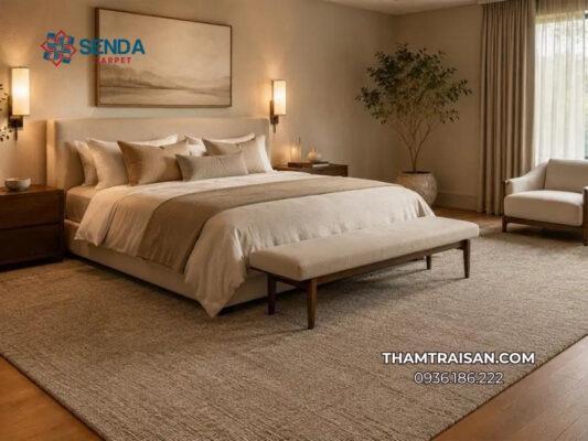 Thảm trang trí phòng ngủ